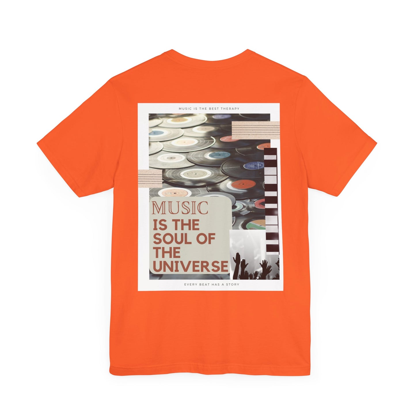 Music Is The Soul Of The Universe Unisex Jersey Short Sleeve Tee