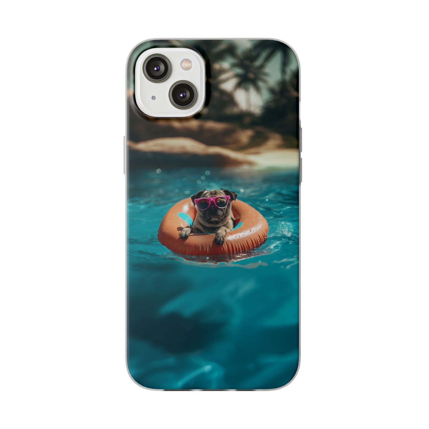 Pug Summer iPhone & Samsung Flexi Cases