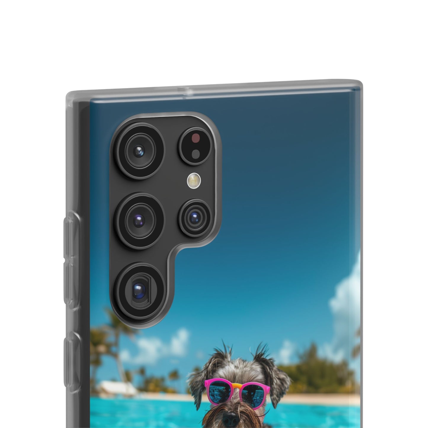 Aruba Schnauzer Summer Beach iPhone & Samsung Flexi Cases