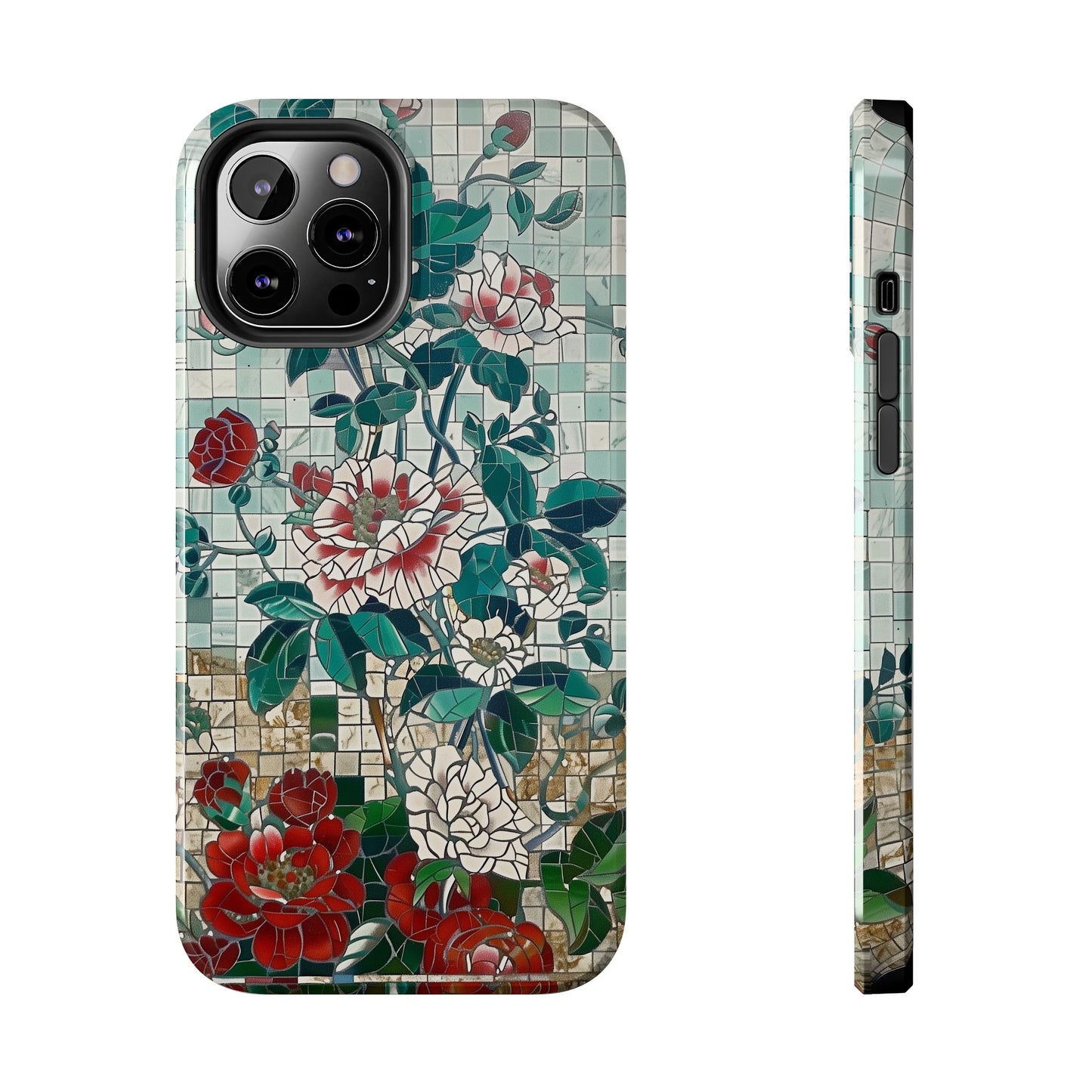Floral Tiles Summer Tough iPhone & Samsung Cases