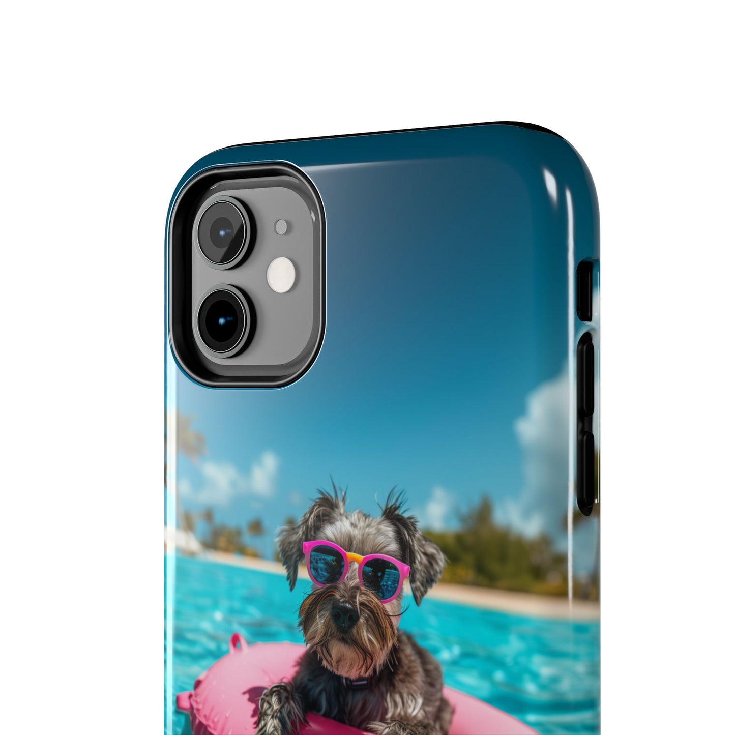 Schnauzer Summer Beach Tough iPhone & Samsung Cases