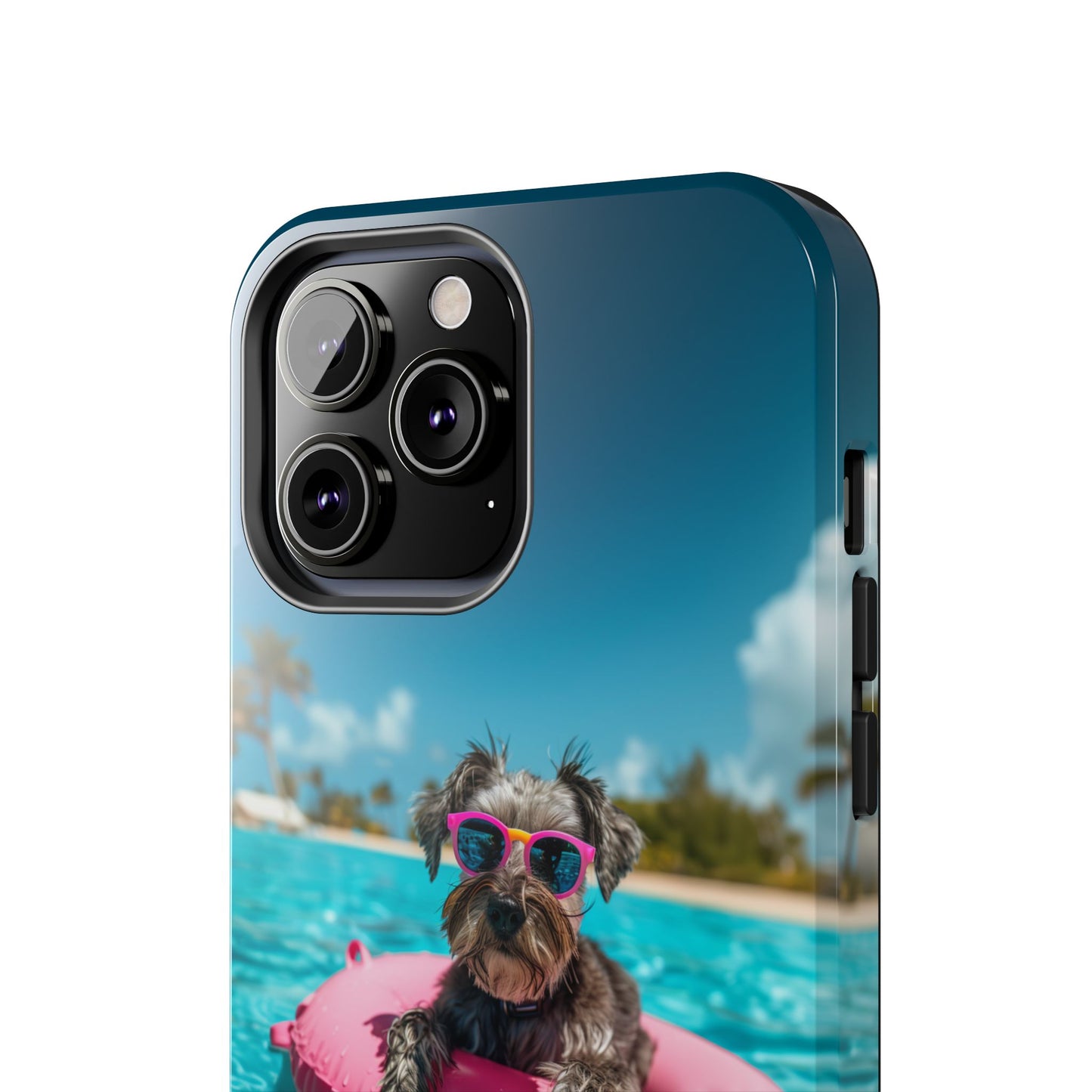 Schnauzer Summer Beach Tough iPhone & Samsung Cases