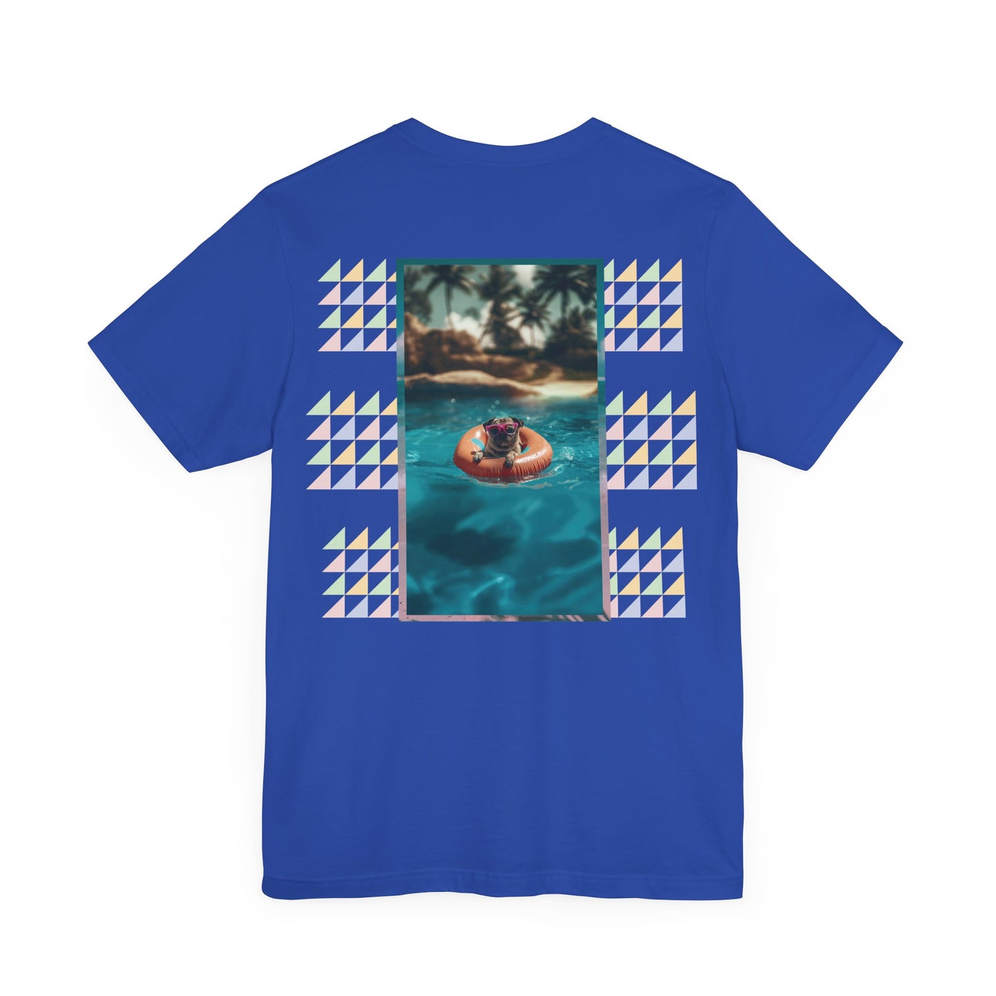 Beach Pug Unisex Short Sleeve Tee