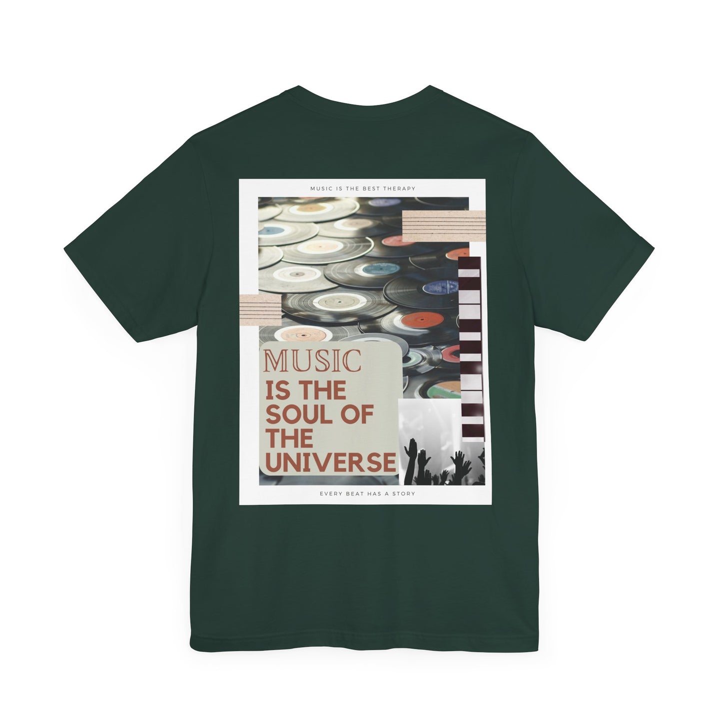 Music Is The Soul Of The Universe Unisex Jersey Short Sleeve Tee