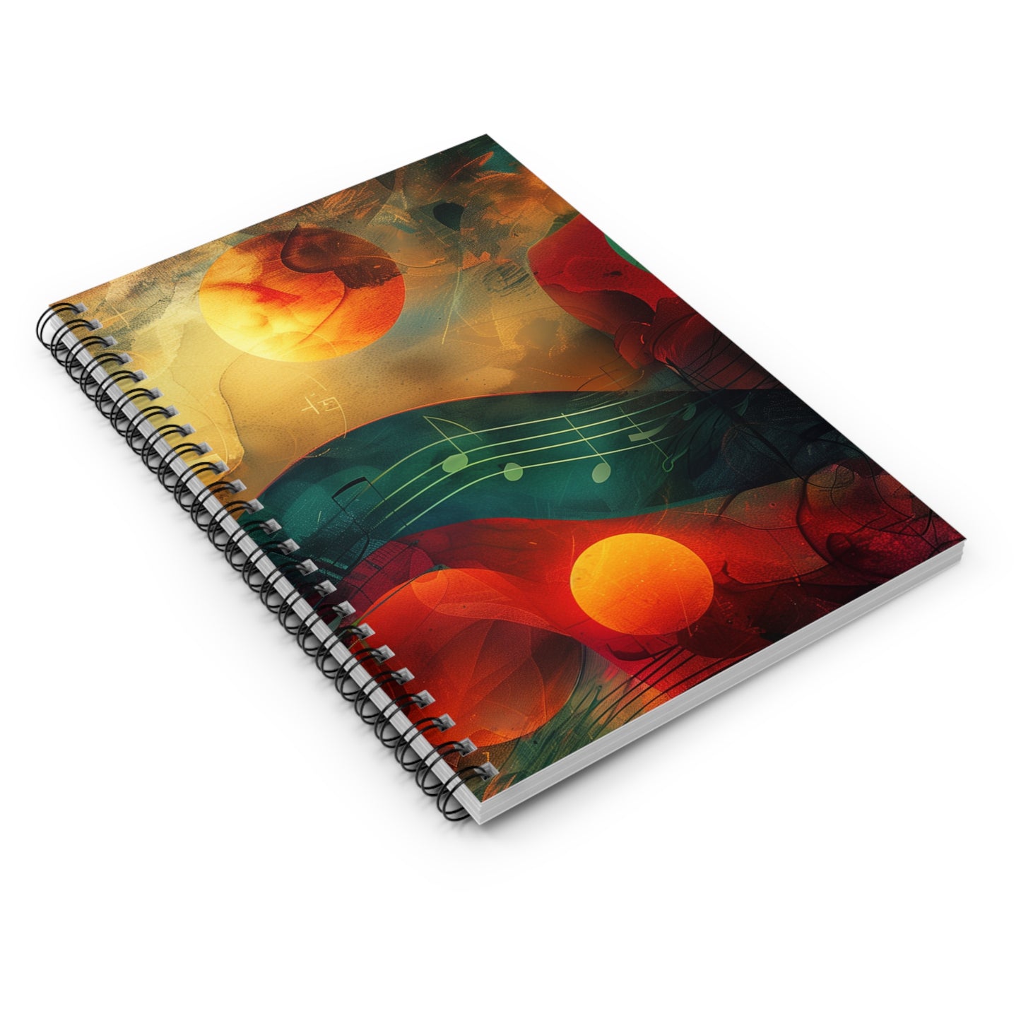 Spiral Songwriting Notebook - Ruled Line