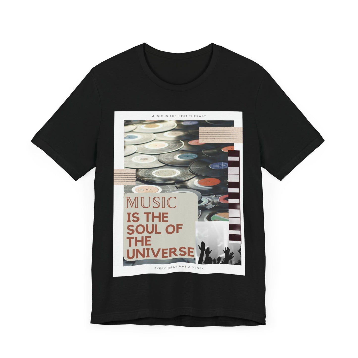 Music Is The Soul Of The Universe Unisex Jersey Short Sleeve Tee