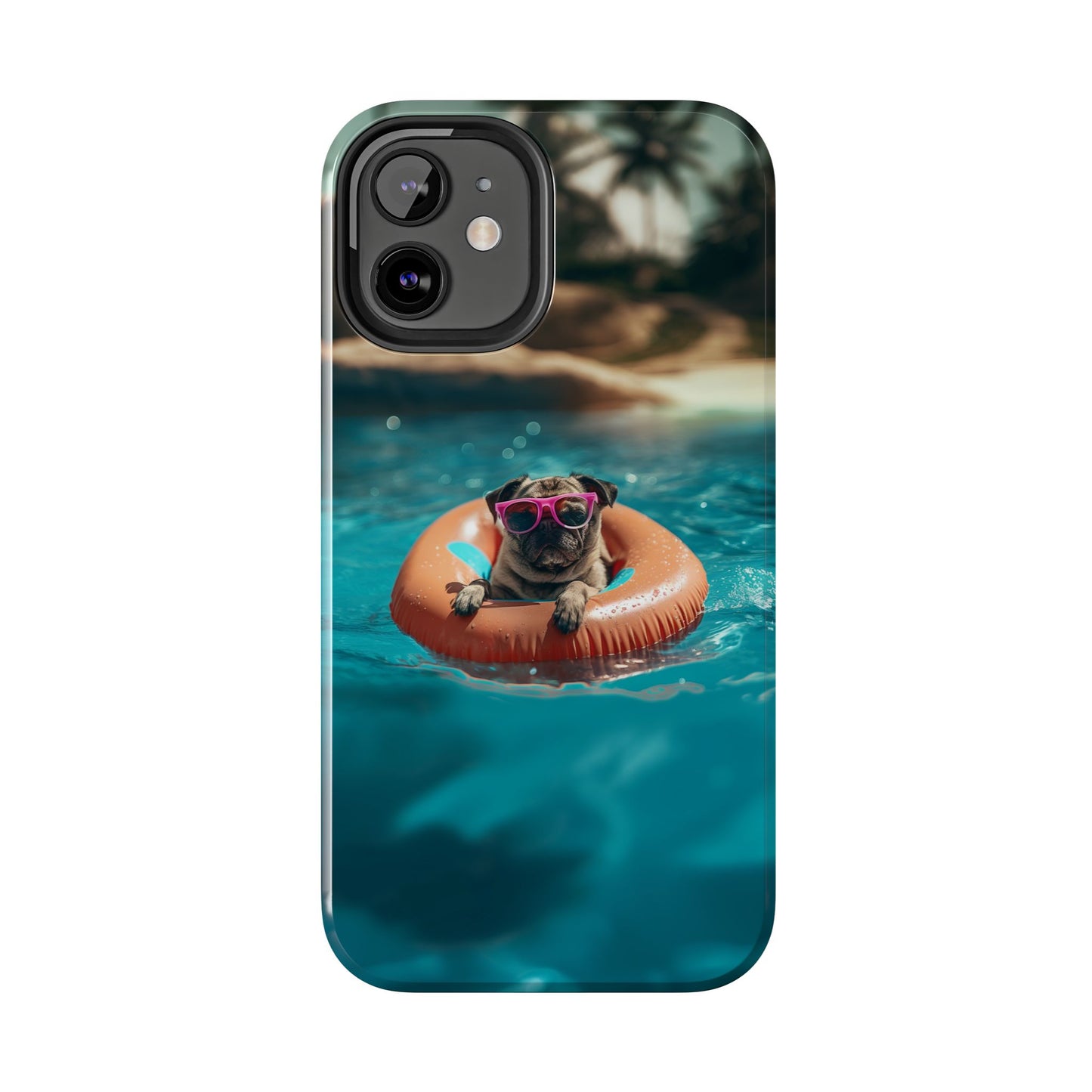 Pug Summer Tough iPhone & Samsung Cases
