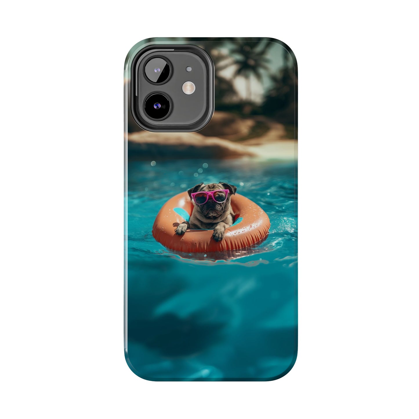 Pug Summer Tough iPhone & Samsung Cases