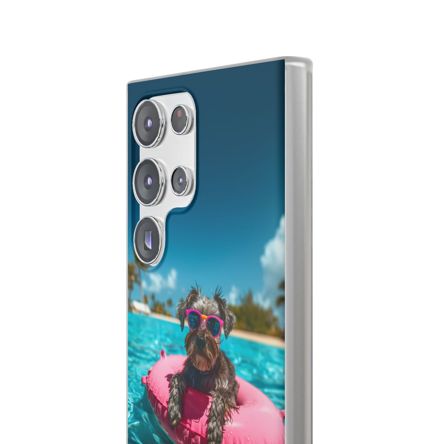 Aruba Schnauzer Summer Beach iPhone & Samsung Flexi Cases