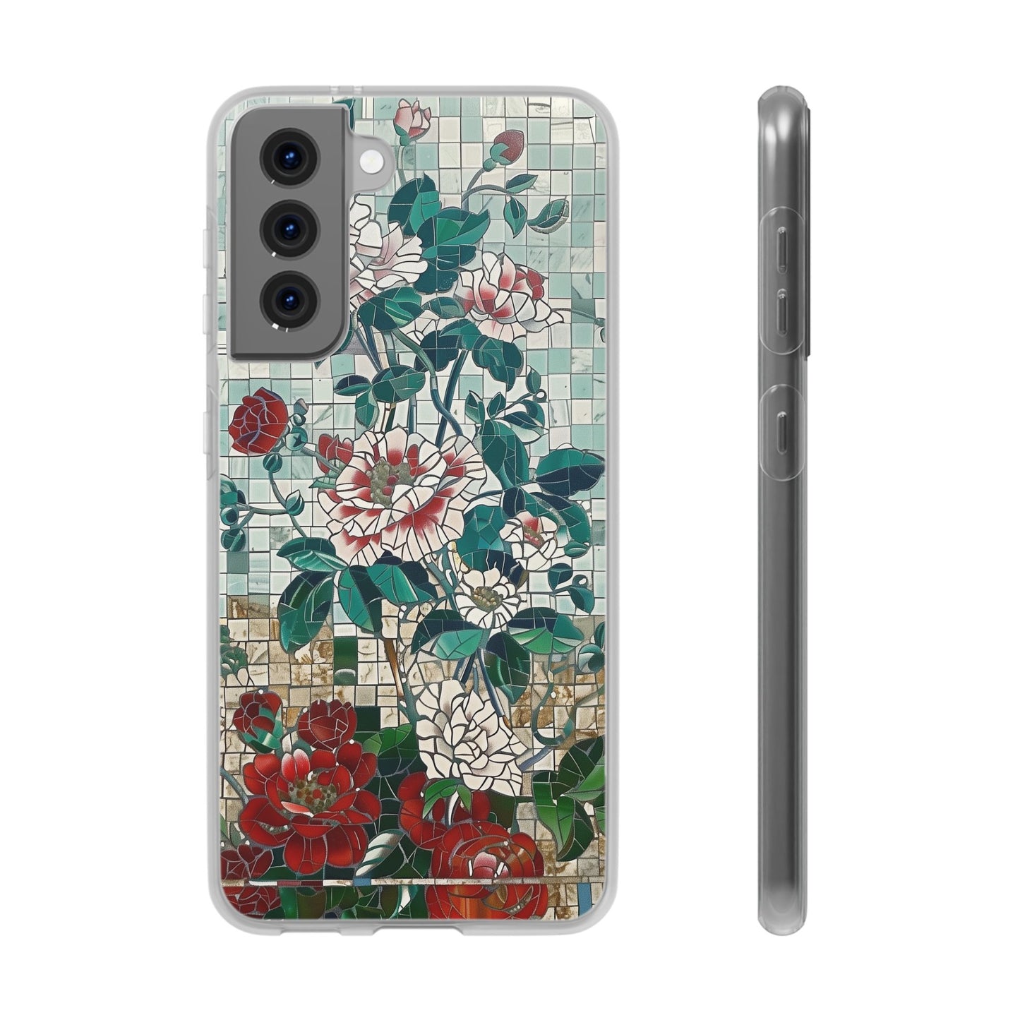 Floral Tiles Summer iPhone & Samsung Flexi Cases