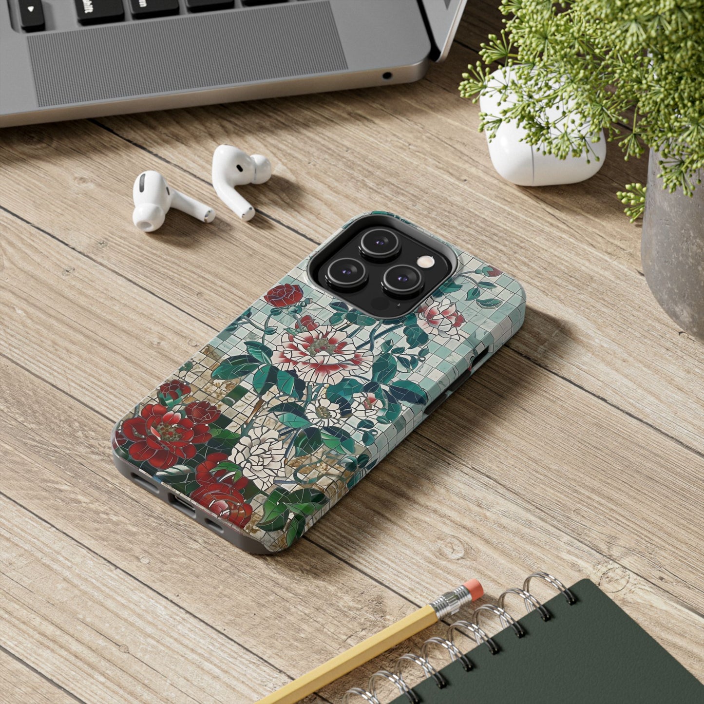 Floral Tiles Summer Tough iPhone & Samsung Cases