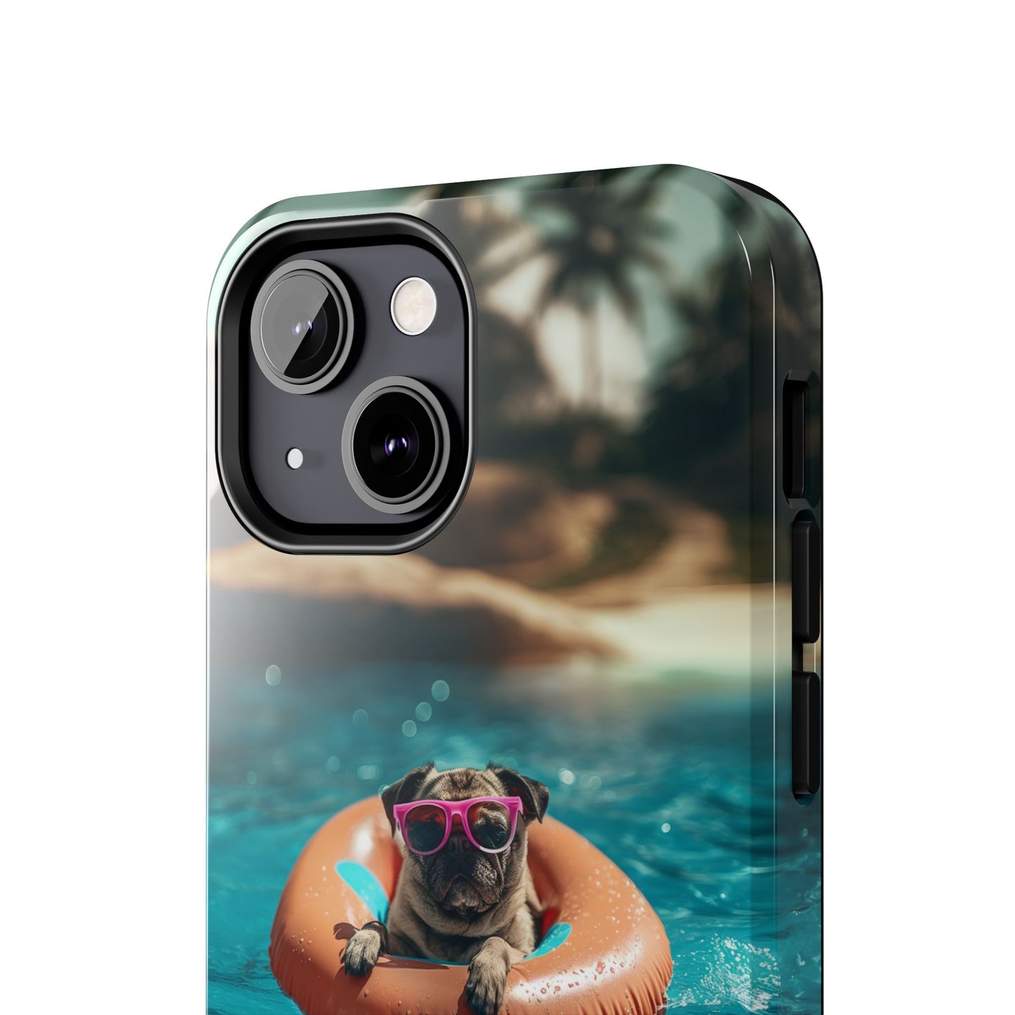 Pug Summer Tough iPhone & Samsung Cases