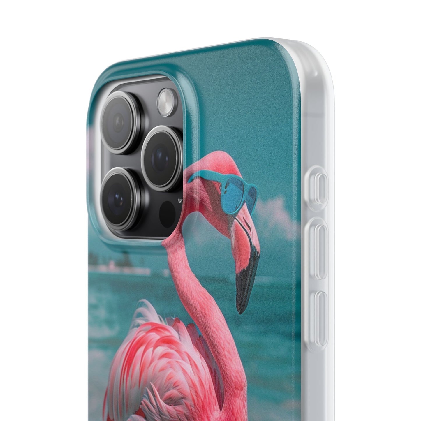 Aruba Beach Flamingo iPhone & Samsung Flexi Cases
