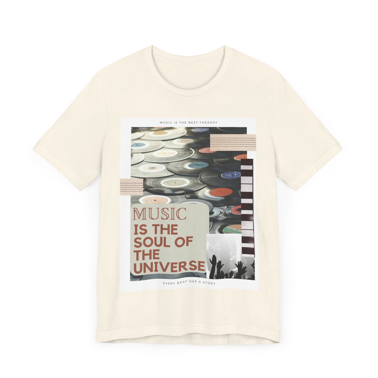 Music Is The Soul Of The Universe Unisex Jersey Short Sleeve Tee