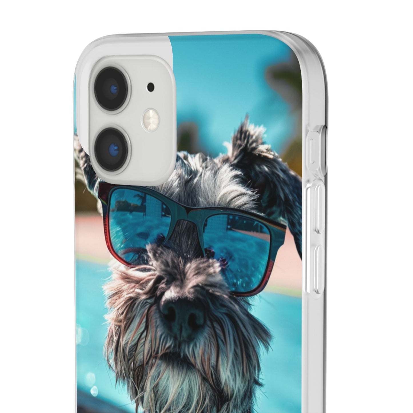 Aruba Schnauzer Option #2 Summer Beach iPhone & Samsung Flexi Cases