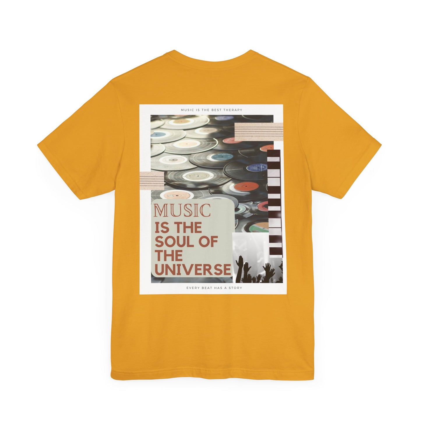 Music Is The Soul Of The Universe Unisex Jersey Short Sleeve Tee