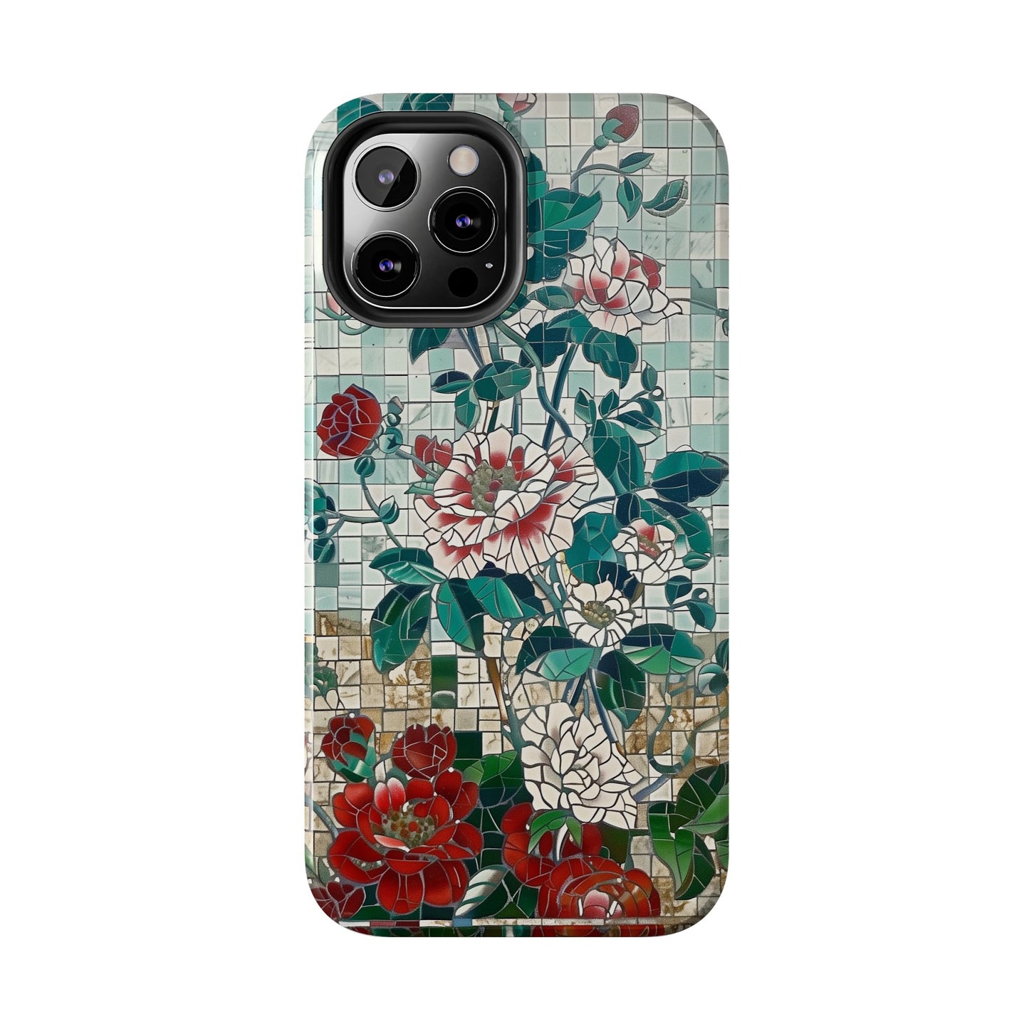 Floral Tiles Summer Tough iPhone & Samsung Cases