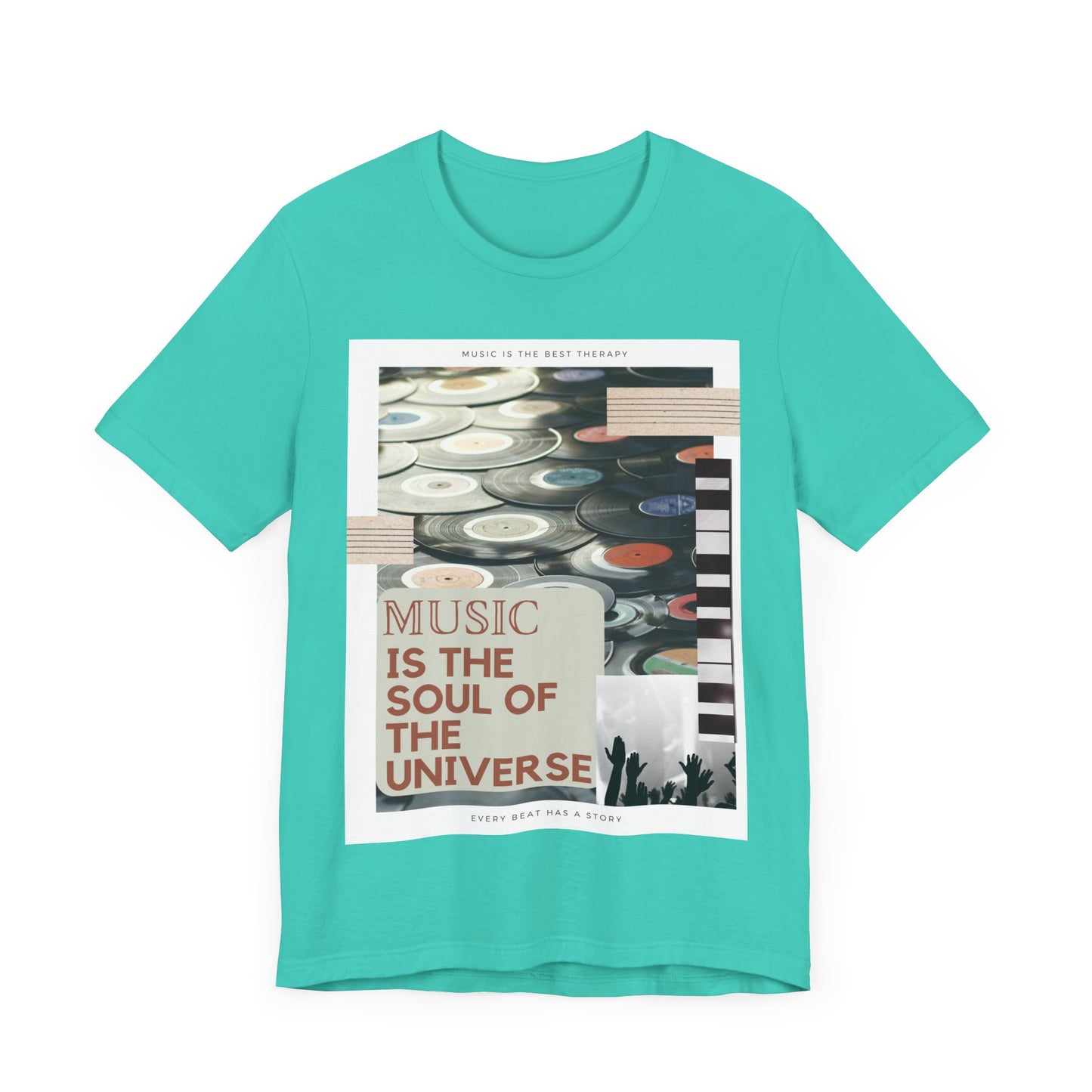 Music Is The Soul Of The Universe Unisex Jersey Short Sleeve Tee