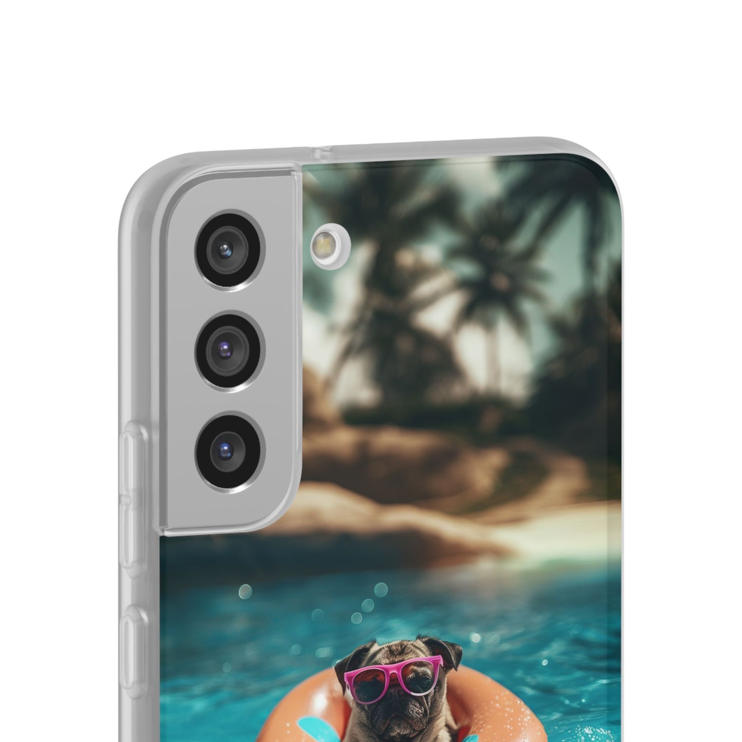 Pug Summer iPhone & Samsung Flexi Cases