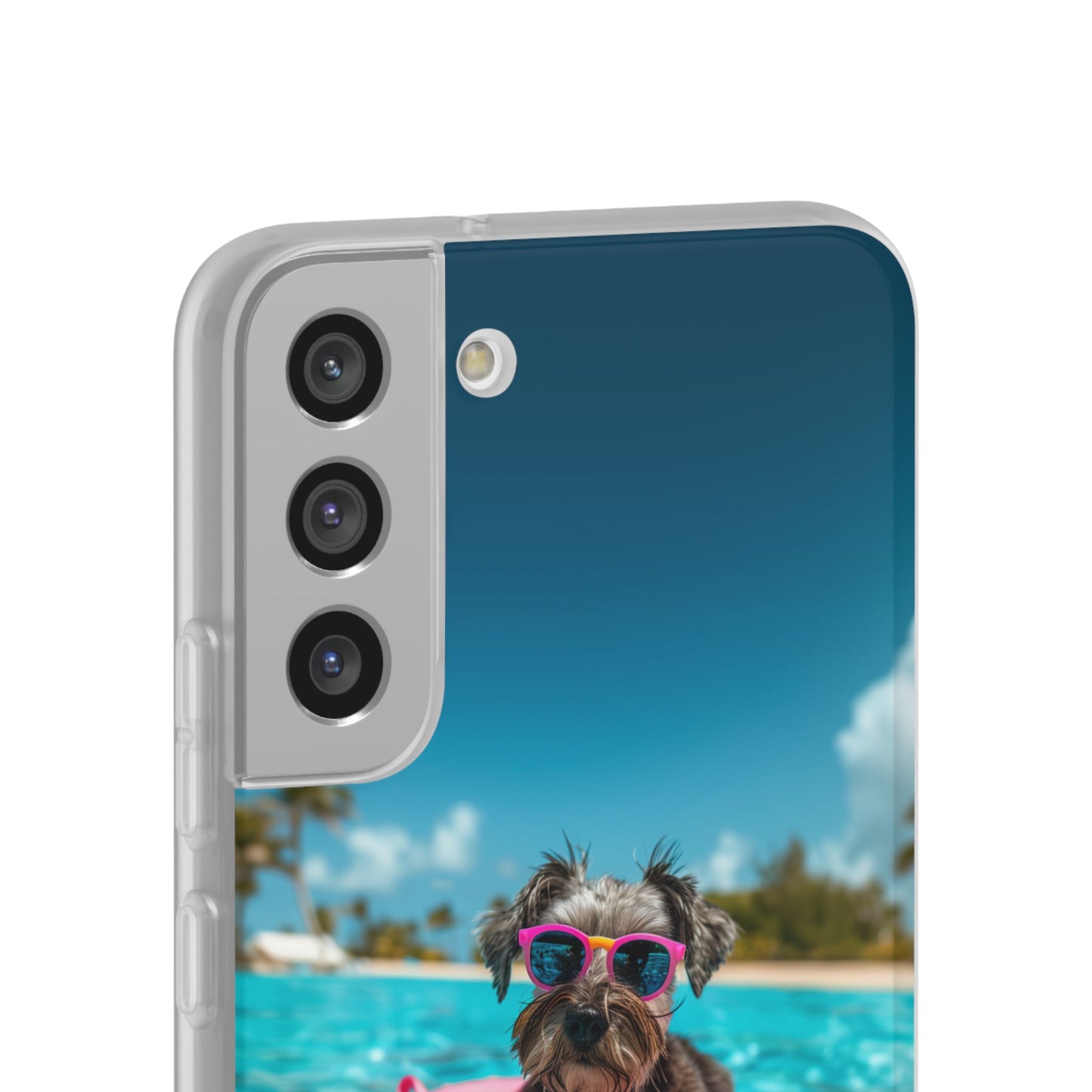 Aruba Schnauzer Summer Beach iPhone & Samsung Flexi Cases