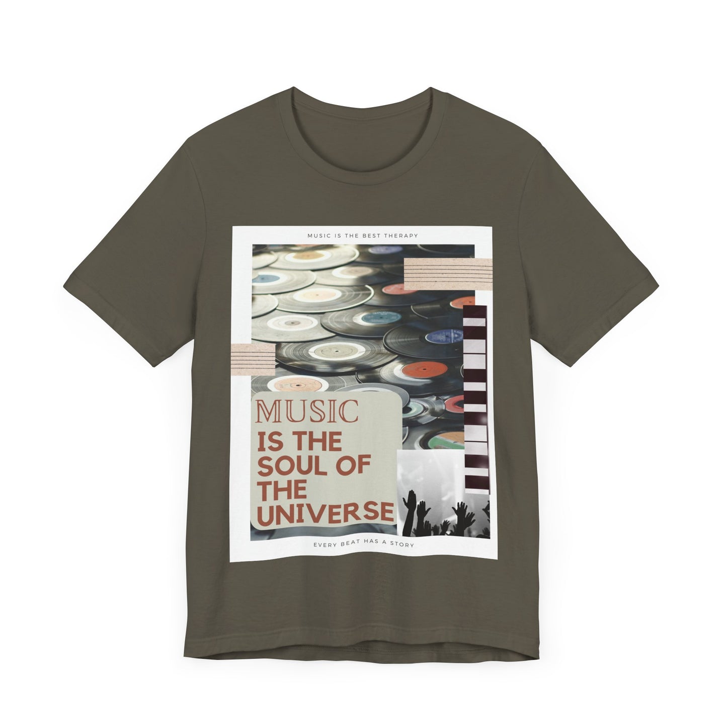 Music Is The Soul Of The Universe Unisex Jersey Short Sleeve Tee