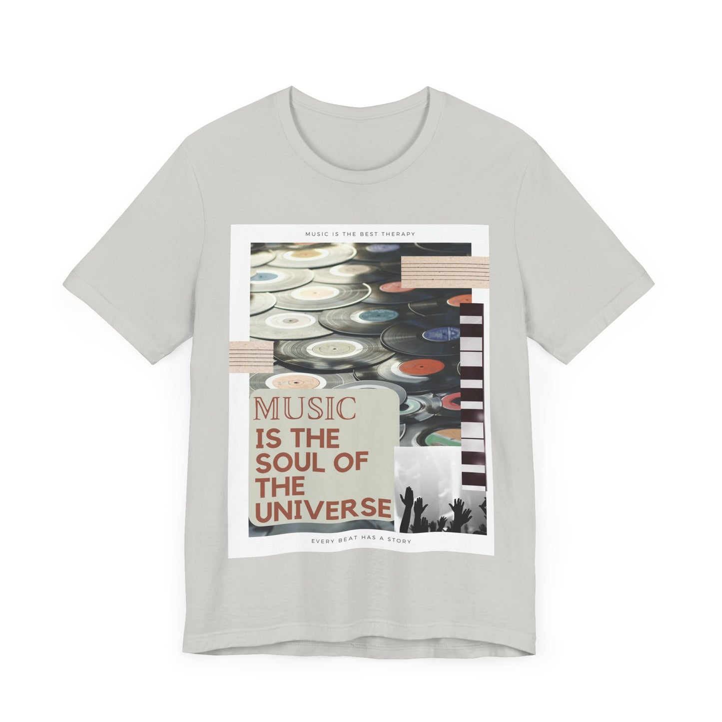 Music Is The Soul Of The Universe Unisex Jersey Short Sleeve Tee