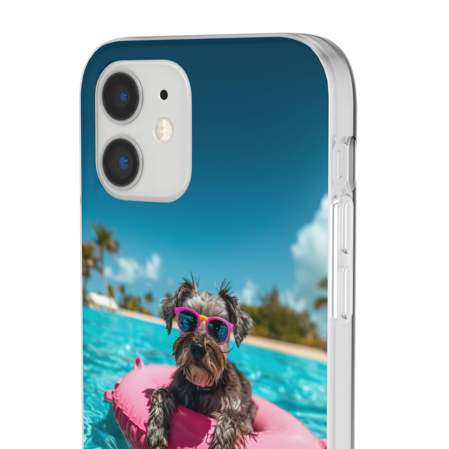 Aruba Schnauzer Summer Beach iPhone & Samsung Flexi Cases