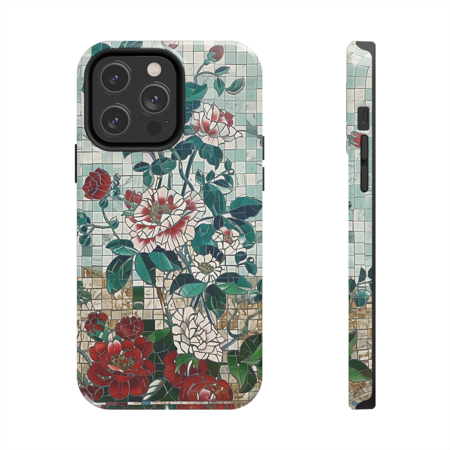 Floral Tiles Summer Tough iPhone & Samsung Cases