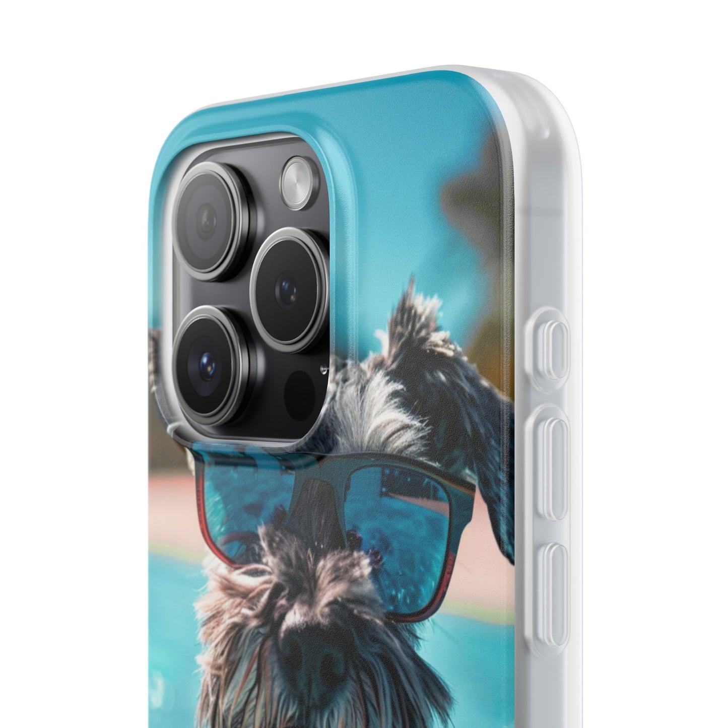 Aruba Schnauzer Option #2 Summer Beach iPhone & Samsung Flexi Cases
