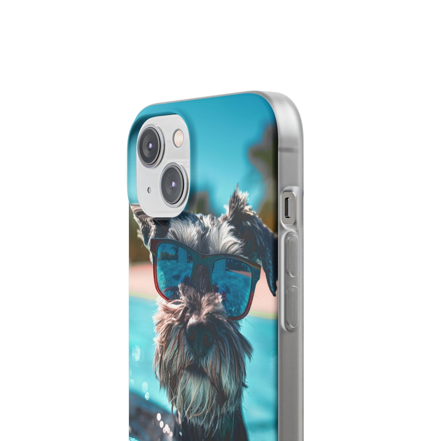 Aruba Schnauzer Option #2 Summer Beach iPhone & Samsung Flexi Cases
