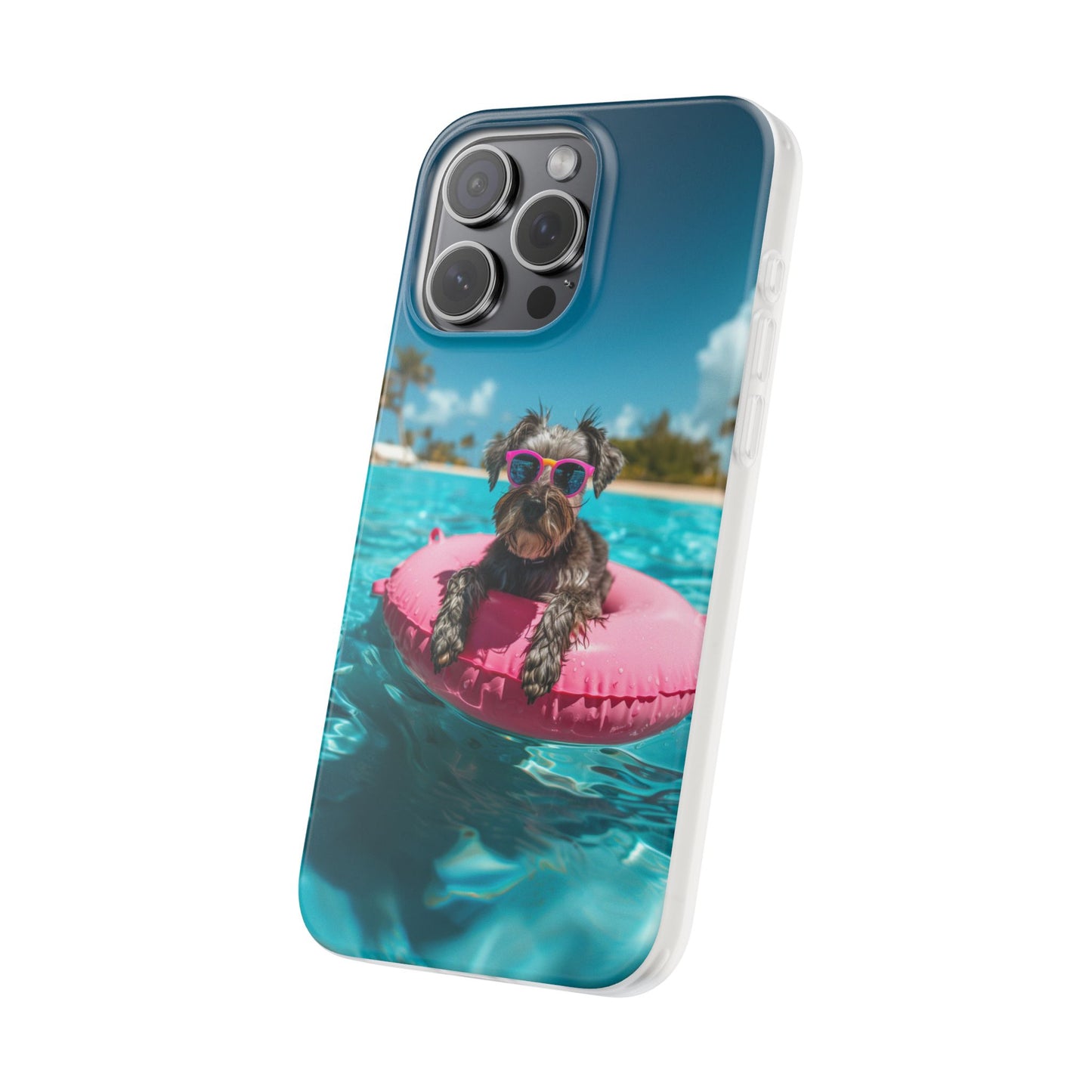 Aruba Schnauzer Summer Beach iPhone & Samsung Flexi Cases
