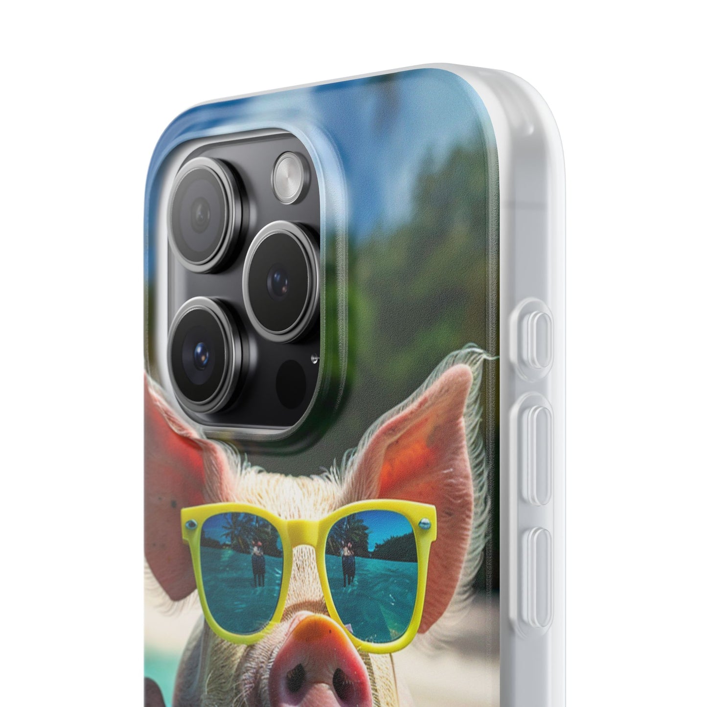 Aruba Summer Beach Pig iPhone & Samsung Flexi Cases