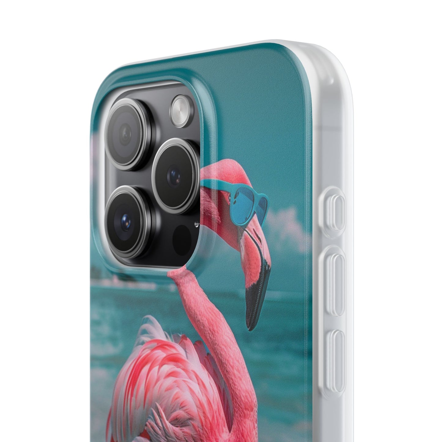 Aruba Beach Flamingo iPhone & Samsung Flexi Cases