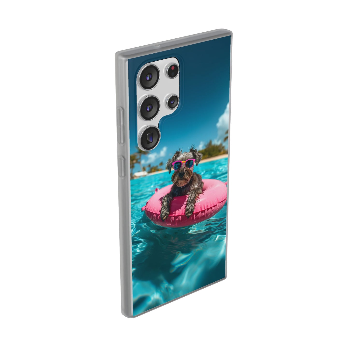 Aruba Schnauzer Summer Beach iPhone & Samsung Flexi Cases