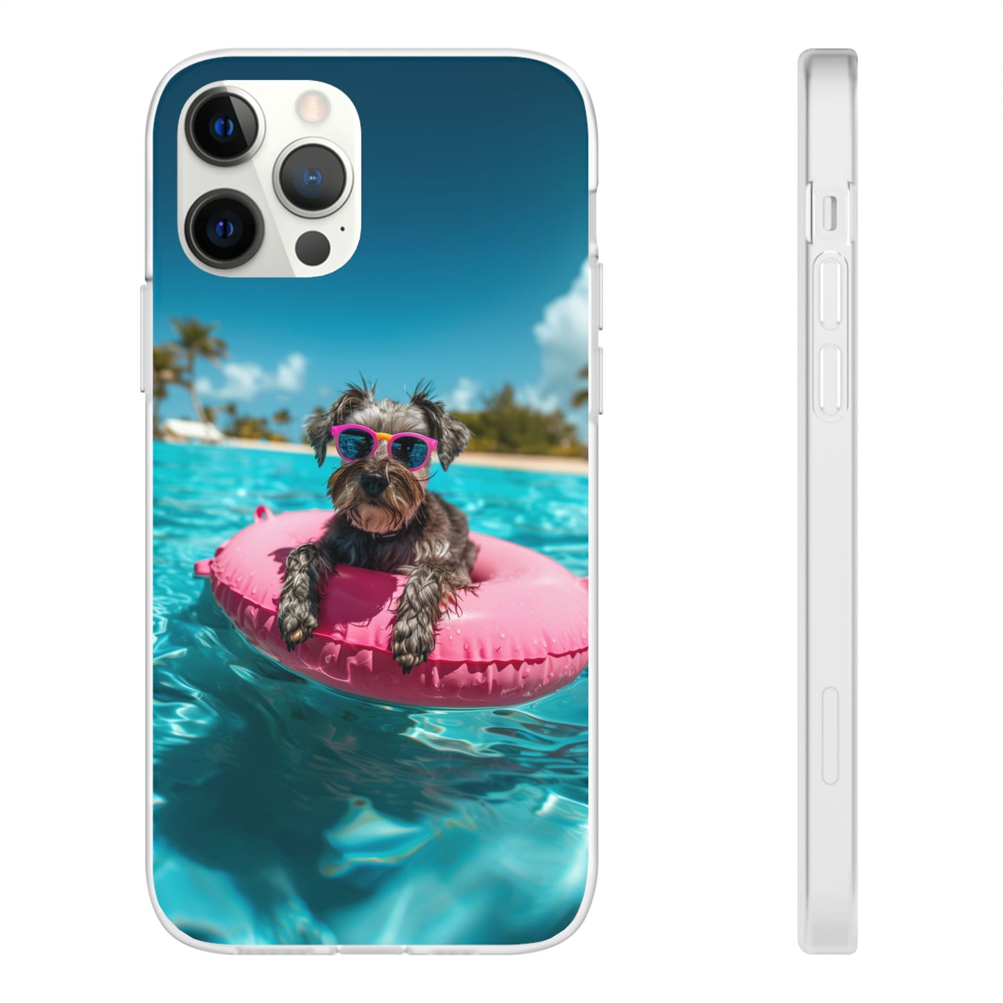 Aruba Schnauzer Summer Beach iPhone & Samsung Flexi Cases