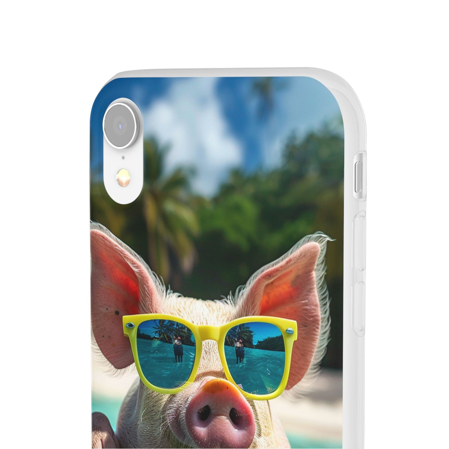 Aruba Summer Beach Pig iPhone & Samsung Flexi Cases