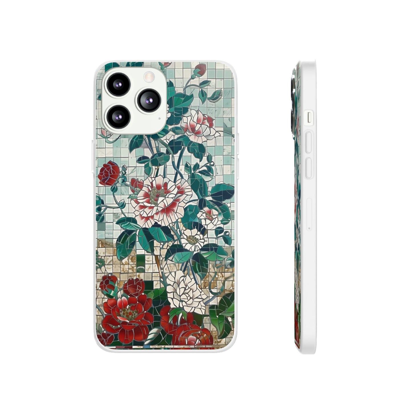 Floral Tiles Summer iPhone & Samsung Flexi Cases