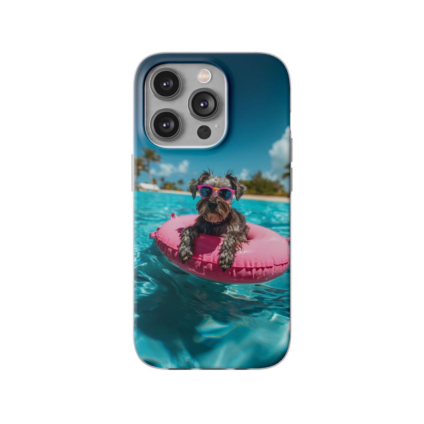 Aruba Schnauzer Summer Beach iPhone & Samsung Flexi Cases