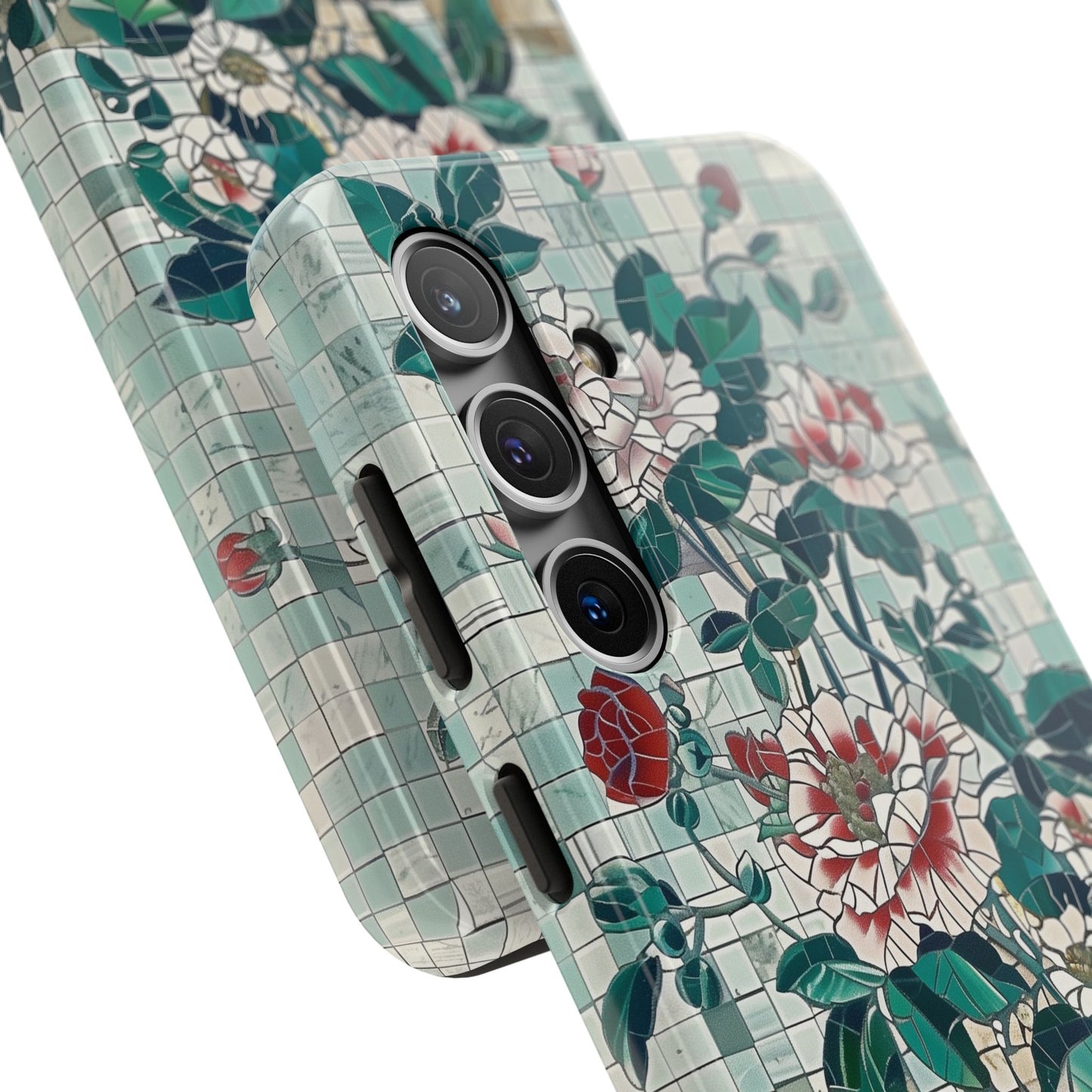 Floral Tiles Summer Tough iPhone & Samsung Cases