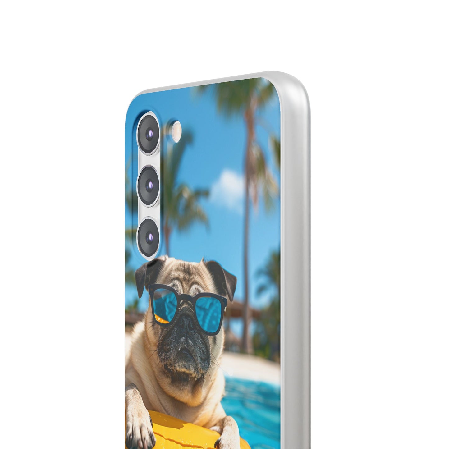 Aruba Pug Summer Option #2 iPhone & Samsung Flexi Cases