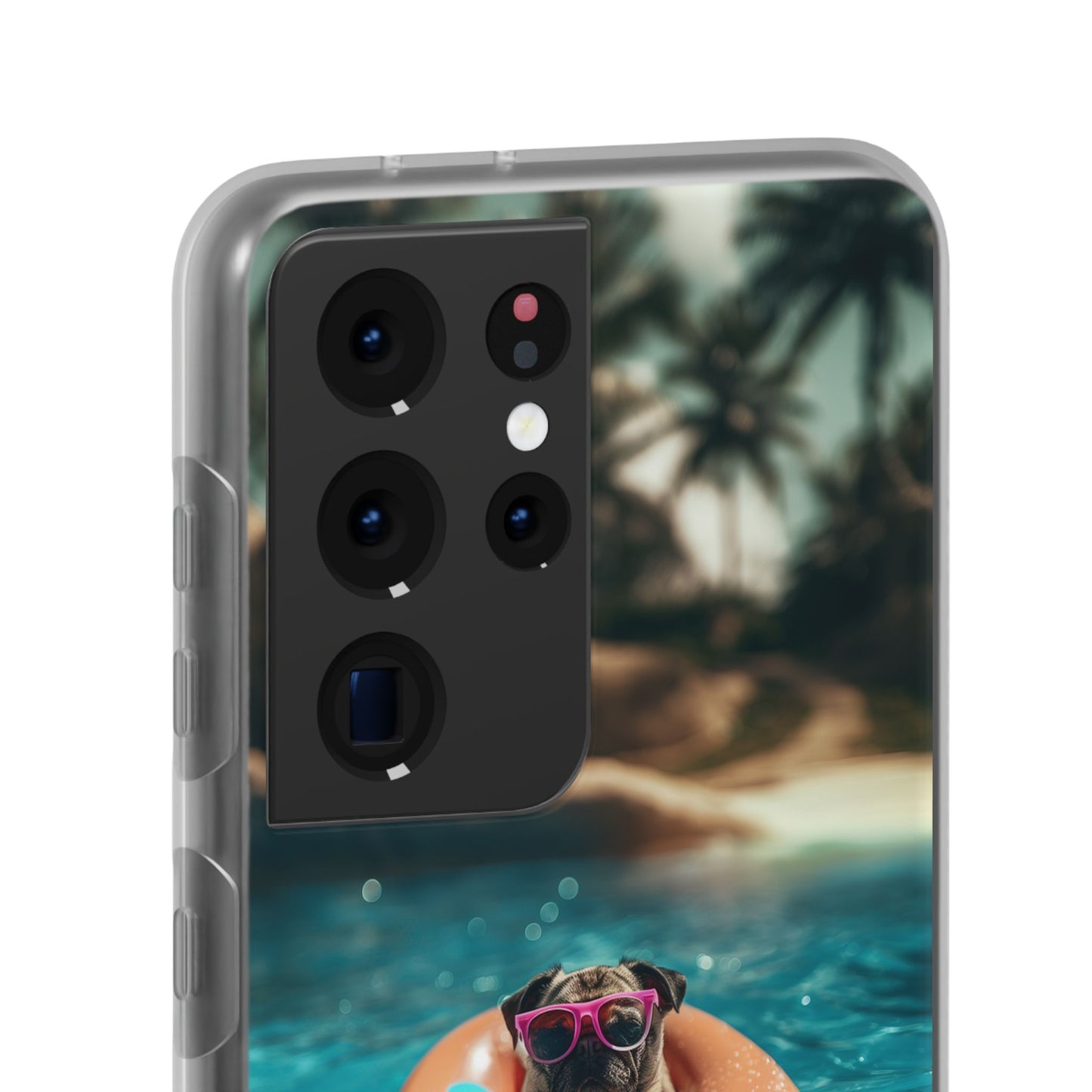 Pug Summer iPhone & Samsung Flexi Cases