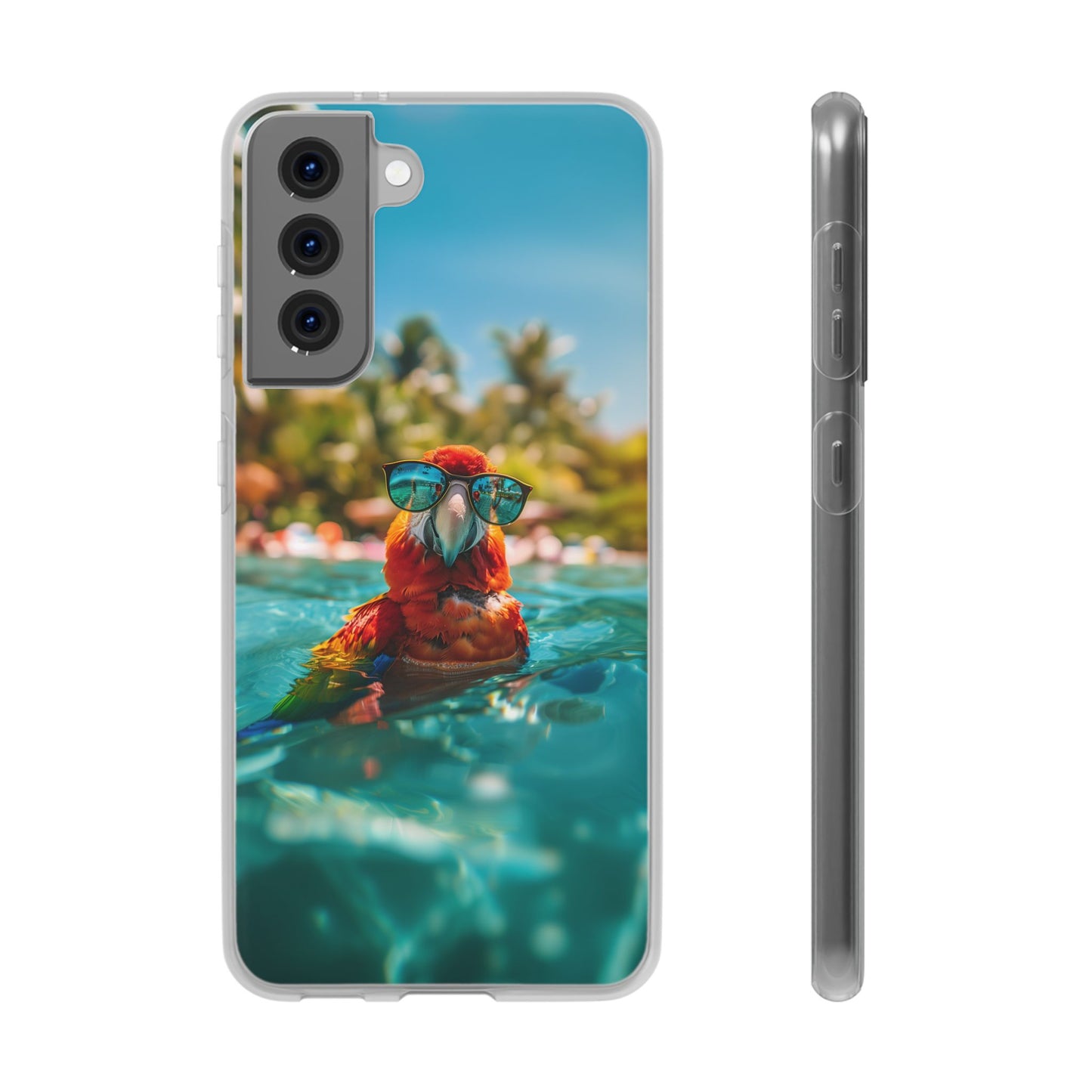 Parrot Summer iPhone & Samsung Flexi Cases