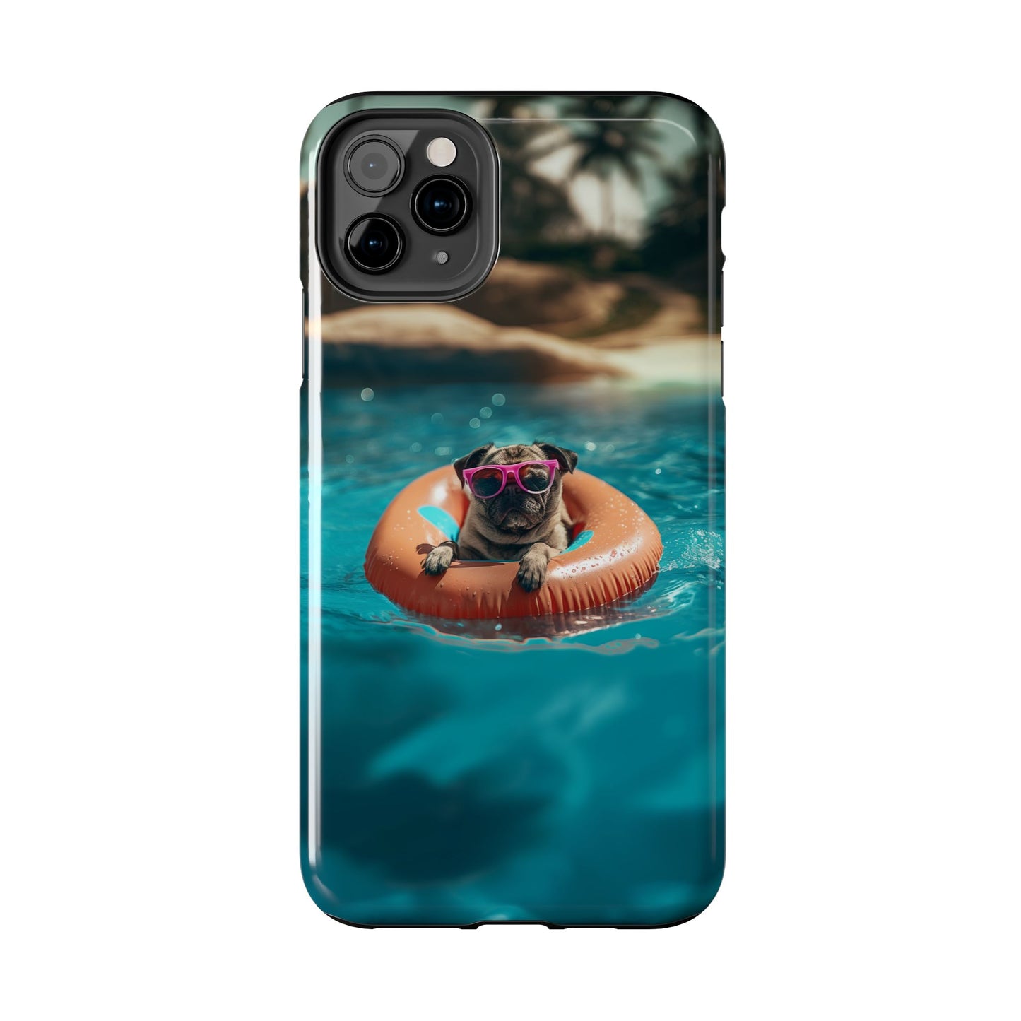 Pug Summer Tough iPhone & Samsung Cases