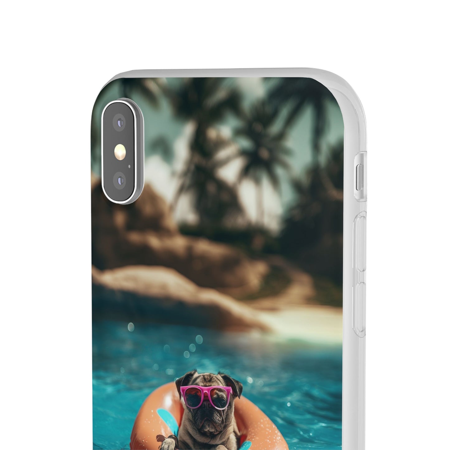 Pug Summer iPhone & Samsung Flexi Cases