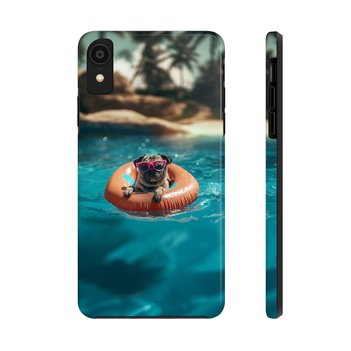 Pug Summer Tough iPhone & Samsung Cases
