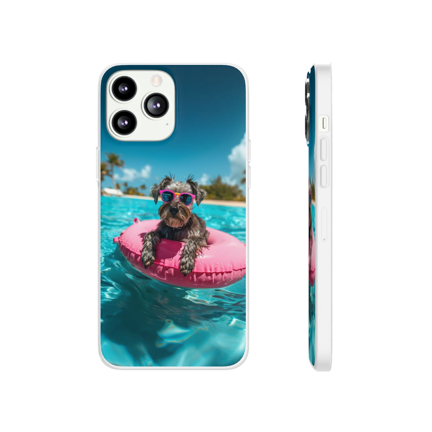 Aruba Schnauzer Summer Beach iPhone & Samsung Flexi Cases