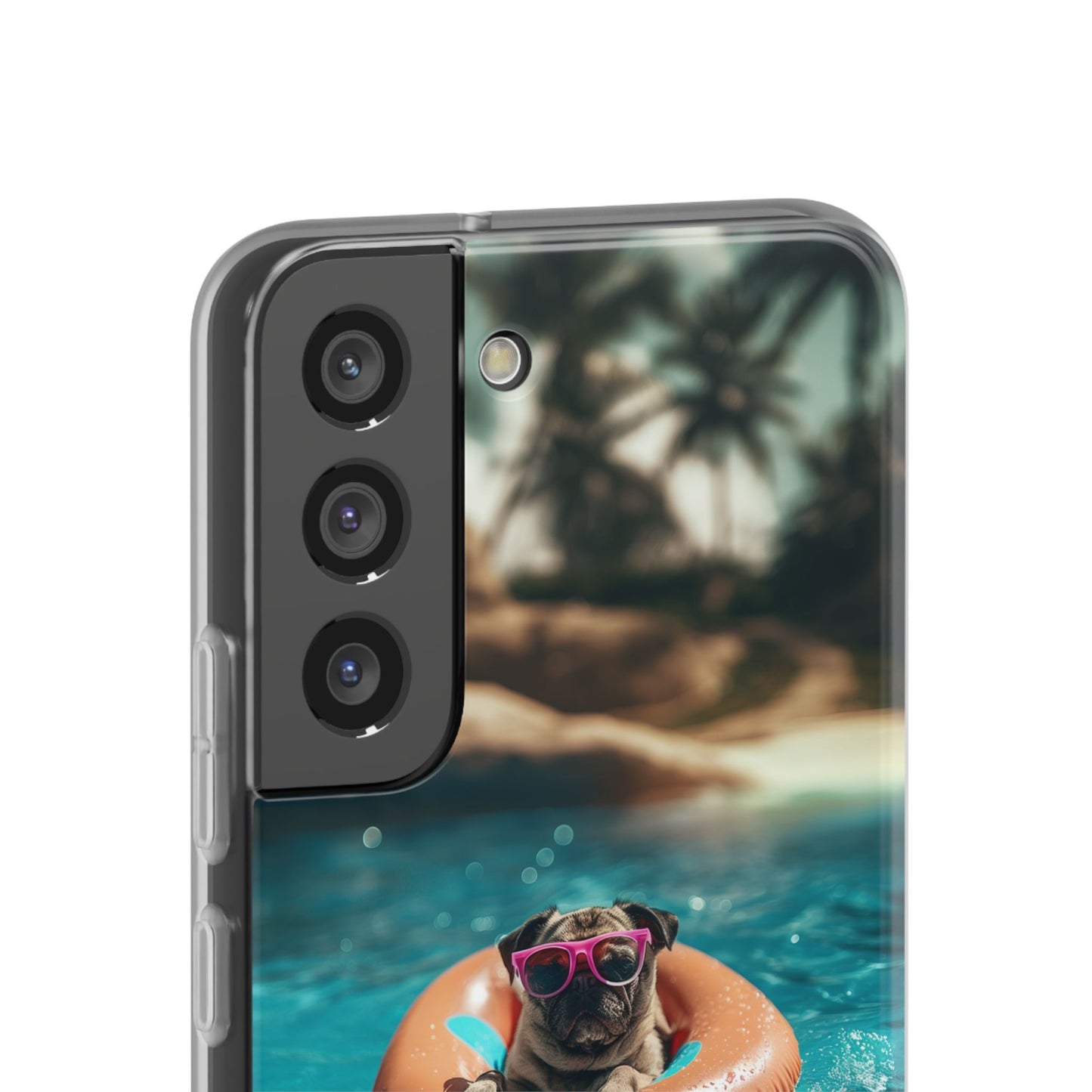 Pug Summer iPhone & Samsung Flexi Cases