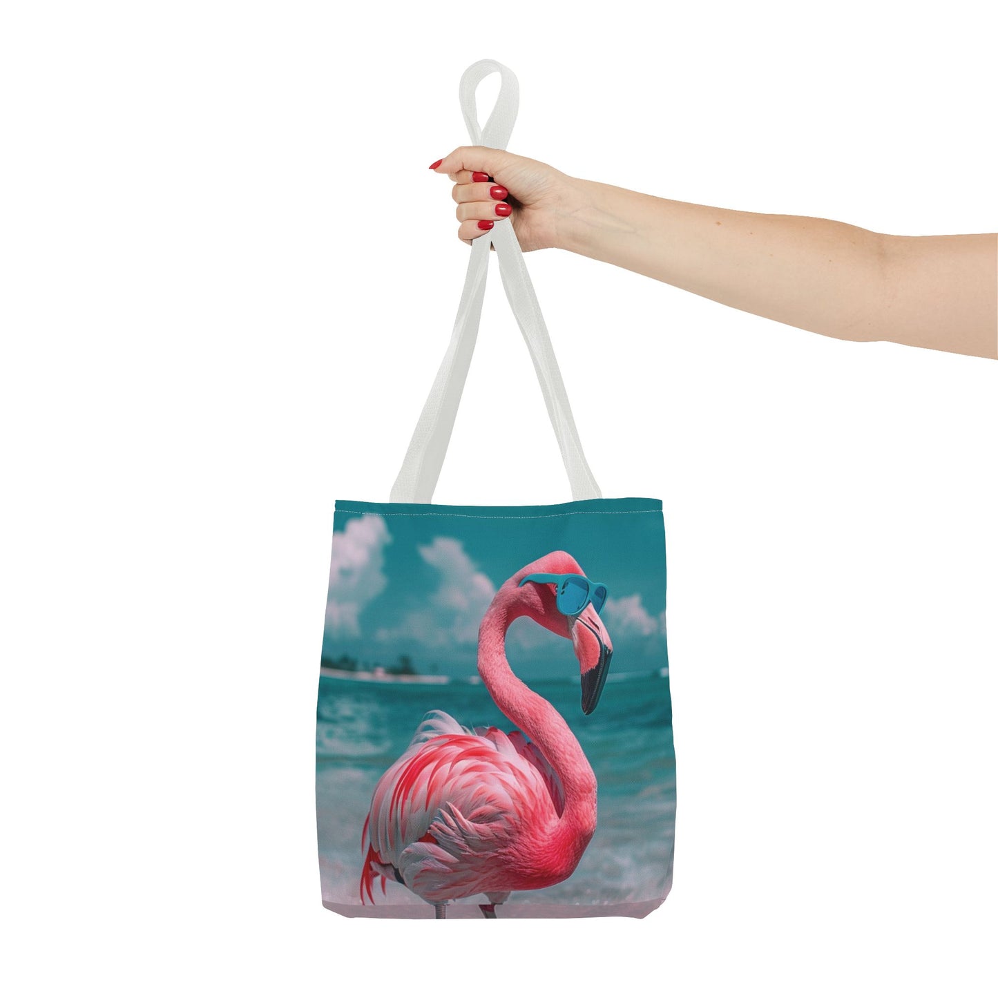 Beach Flamingo Tote Bag