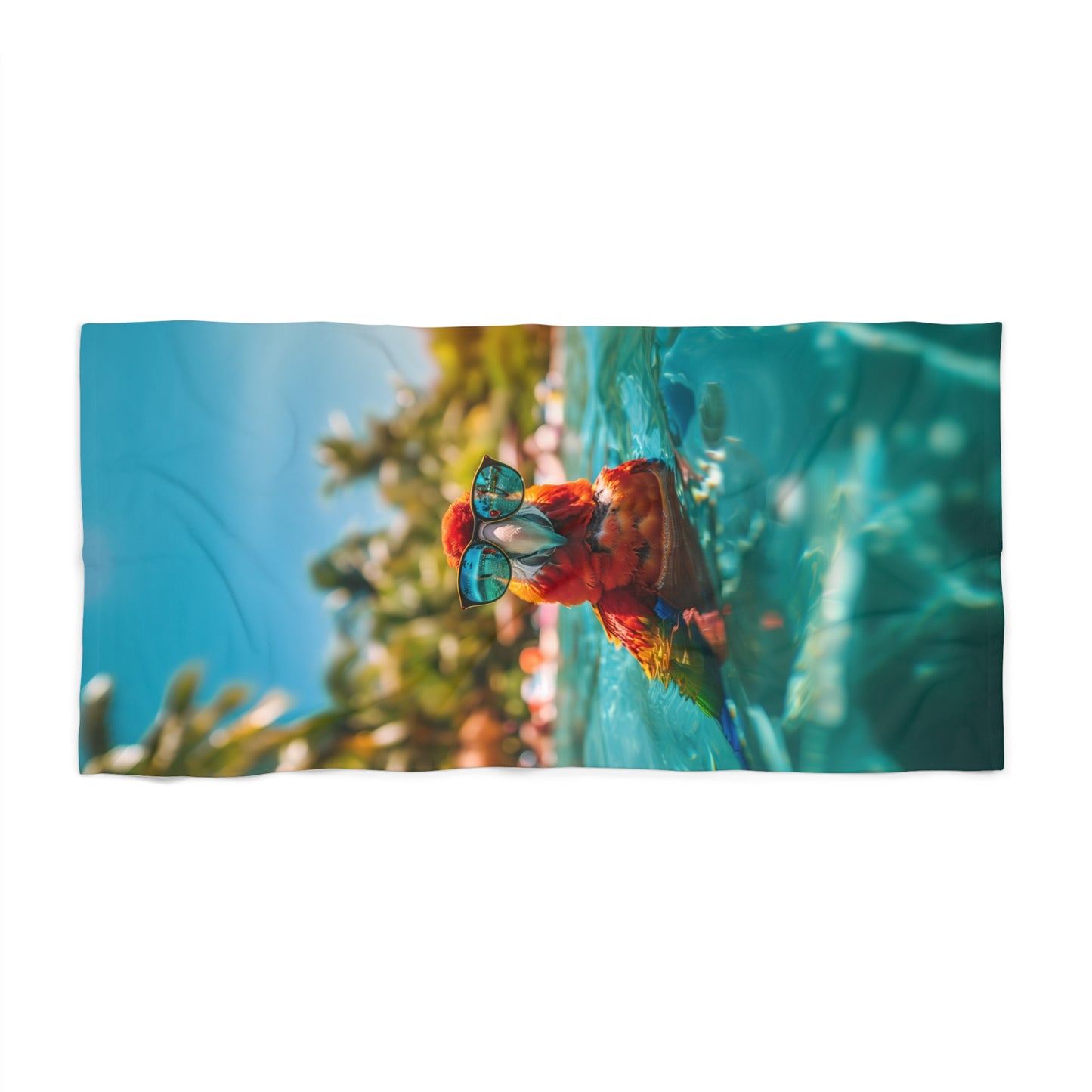 Parrot Beach Towel