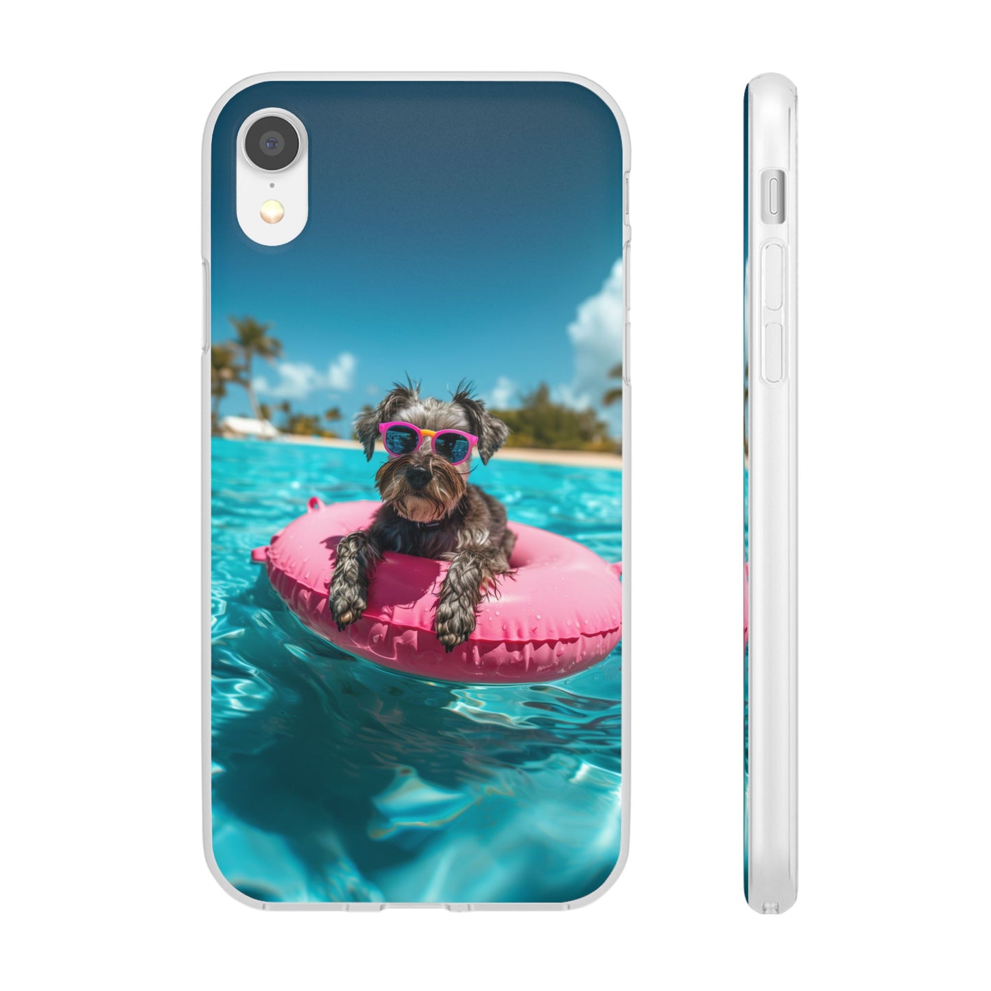 Aruba Schnauzer Summer Beach iPhone & Samsung Flexi Cases